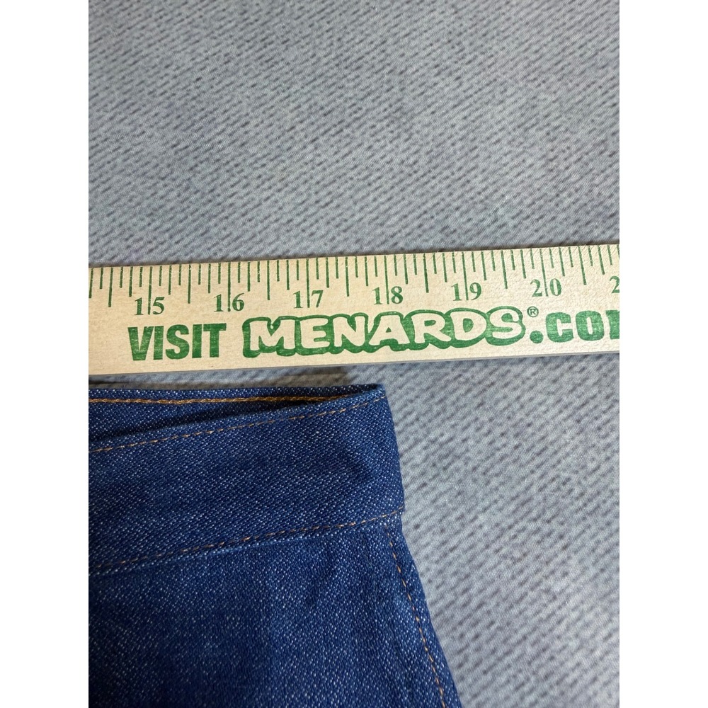 Wrangler 13MWZ Cowboy Cut Original Fit Jeans Indigo Blue Mens 36x32 - Picture 5 of 7